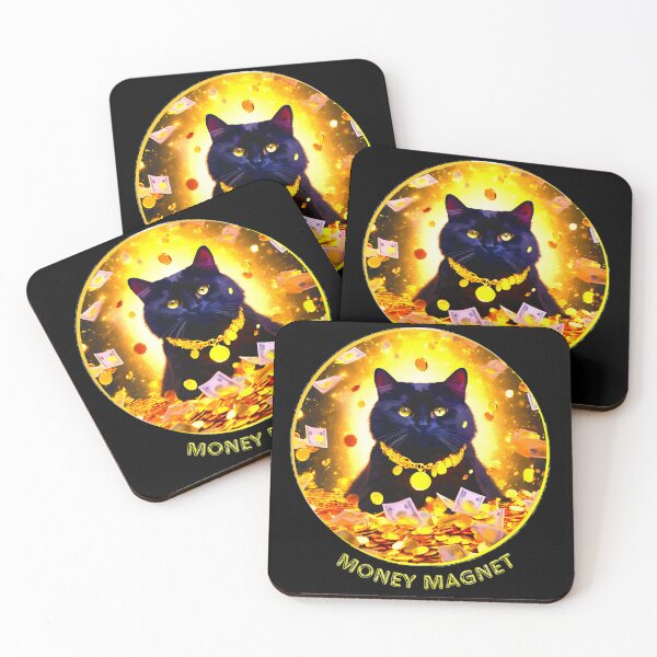 Item preview, Money Cat – Money Magnet designed and sold by VikArtStudio.