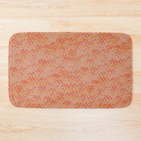 Item preview, Coral Sunset Symphony Protea Petals Pattern – Warm Coastal Hues Textile Design from 'In The Breeze' Series designed and sold by Jay Dee Dearness.