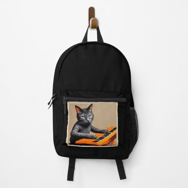 Item preview, Gray pianist cat designed and sold by Artbellachi.