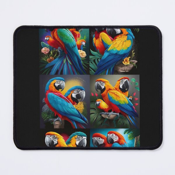 Item preview, Colorful macaw parrot collection designed and sold by DunuStore.