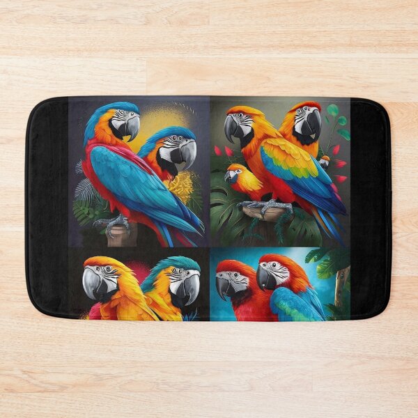 Item preview, Colorful macaw parrot collection designed and sold by DunuStore.