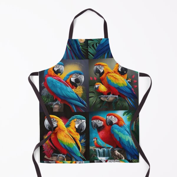 Item preview, Colorful macaw parrot collection designed and sold by DunuStore.