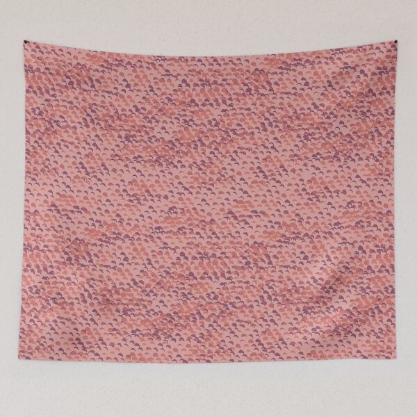 Item preview, Dusk Bloom Harmony Protea Petals Pattern – Soothing Pink and Purple Textile Design from 'In The Breeze' Series designed and sold by Jay Dee Dearness.