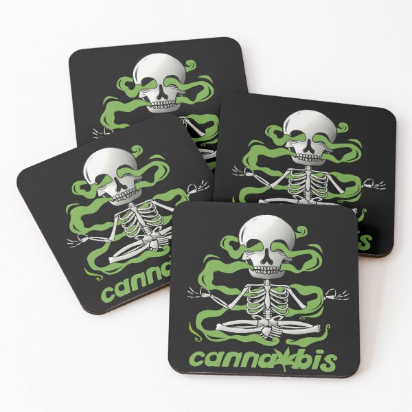 Item preview, Skull Cannabis Cannabis, yoga Cannabis, skull cannabis 1920, cannabis 420, skull Yoga, designed and sold by Store-smitch.