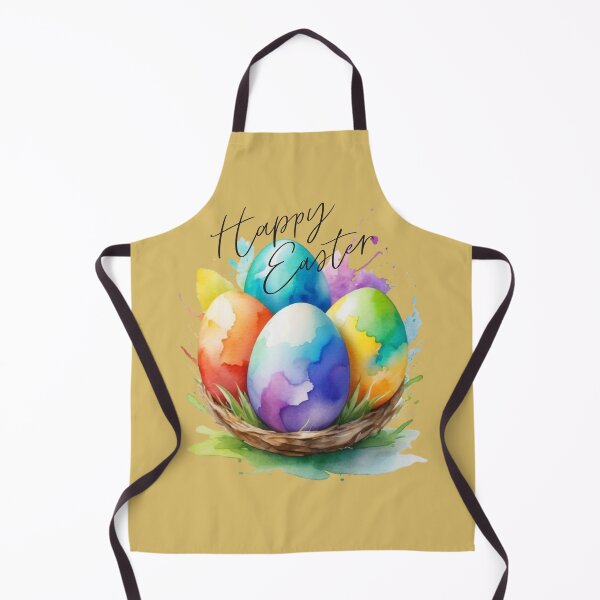 Item preview, Fantasy Easter Splash - Watercolor Easter Eggs in Wicker Basket designed and sold by Kookie Tarp.