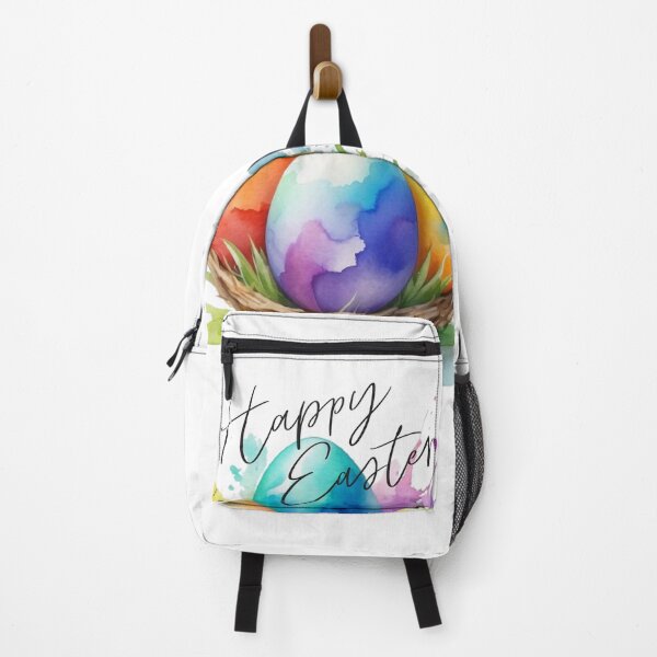 Item preview, Fantasy Easter Splash - Watercolor Easter Eggs in Wicker Basket designed and sold by Kookie Tarp.