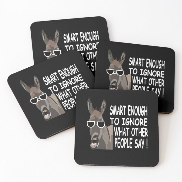Item preview, Cool Smart Donkey designed and sold by Nisha Prabhu.