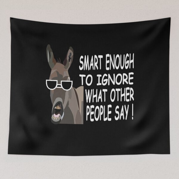 Item preview, Cool Smart Donkey designed and sold by Nisha Prabhu.
