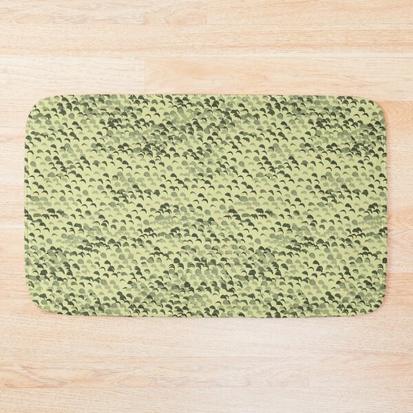Item preview, Patrón de pétalos de protea de la mañana del bosque brumoso: diseño textil verde terroso de la serie 'In The Breeze' designed and sold by Jay Dee Dearness.