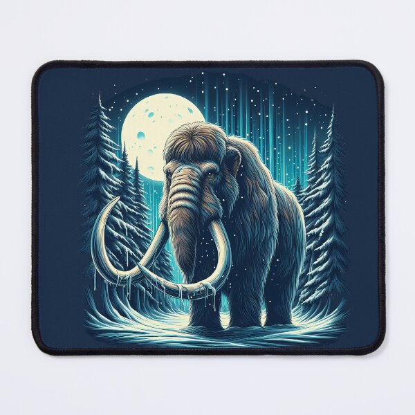 Item preview, Walk with Giants: The Mammoth Night designed and sold by Funny Vintage Stickers And T-Shirts.