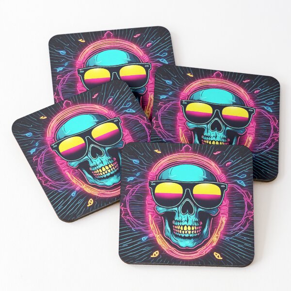 Item preview, Skull in the Neon Spotlight 4 designed and sold by Tom-Johnson.