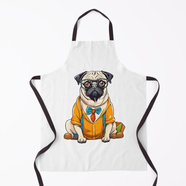 Item preview, Dorky Pug in Glasses 2 designed and sold by Tom-Johnson.