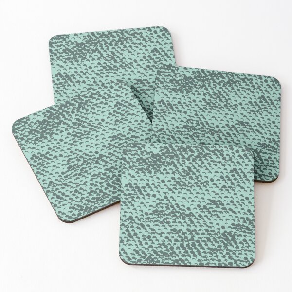 Item preview, Ocean Depths Teal Protea Petals Pattern – Refreshing Navy and Teal Textile Design from 'In The Breeze' Series designed and sold by Jay Dee Dearness.