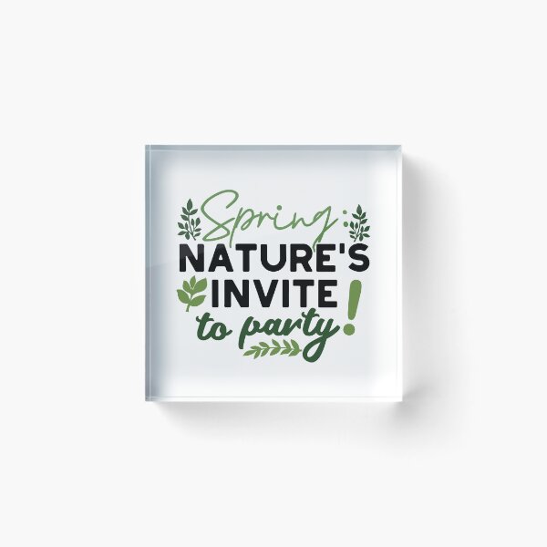 Item preview, Spring Fling Party - Nature's Celebration Call designed and sold by FlinArt.