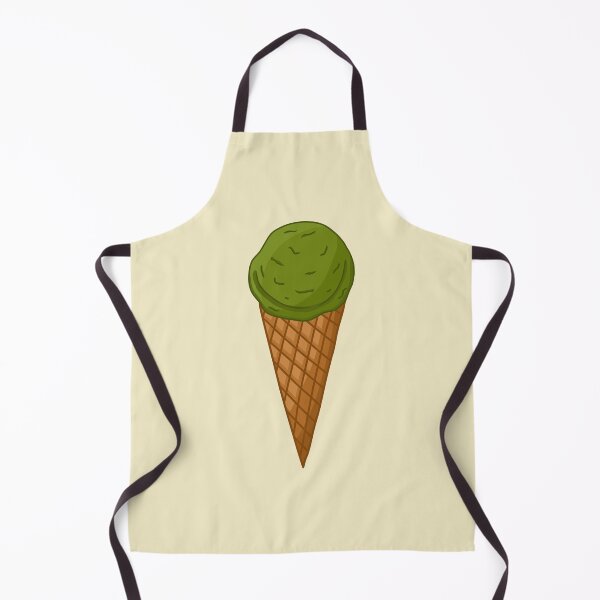 Artikelvorschau, Eis-Matcha-Kugel auf Waffeltüte. Grüntee-Matcha-Eis. entworfen und verkauft von olivepine69.