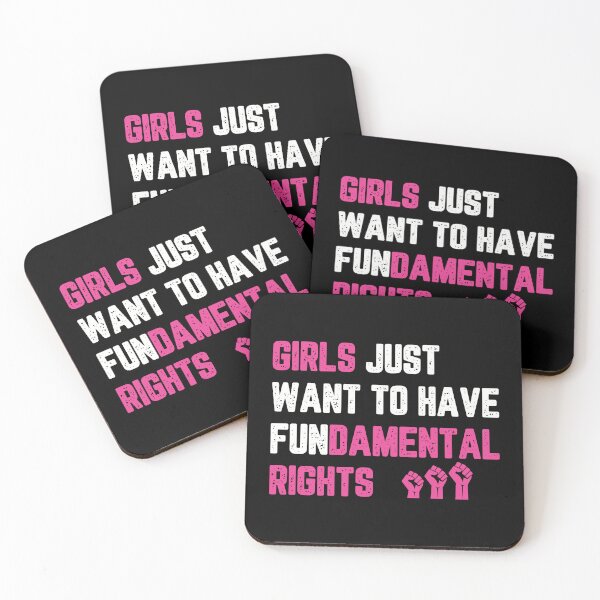 Item preview, Girls Just Want To Have Fundamental Rights designed and sold by Hairball-Pets.
