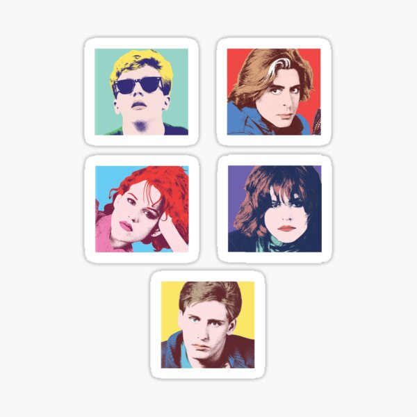 The Breakfast Club - Pop Art Sticker