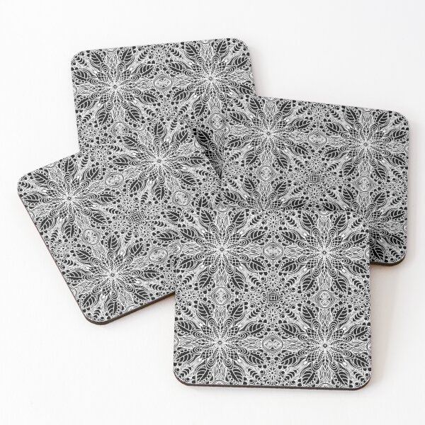 Item preview, myriad lines with white  designed and sold by Flowersonstuff.