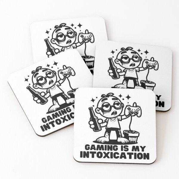 Item preview, Gaming Is My Intoxication designed and sold by PeelZinc.