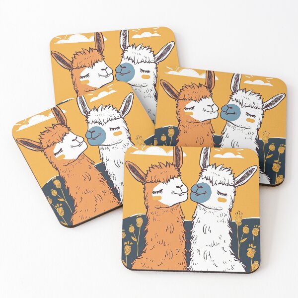 Item preview, Loved Up Llama Lusciousness designed and sold by Retro Type.