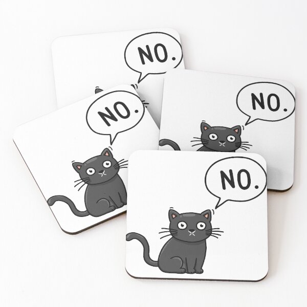 Item preview, Black Cat Says No designed and sold by IcePools.