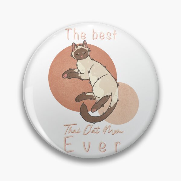 Item preview, The Best Thai Cat Mom Ever  designed and sold by FelineEmporium.