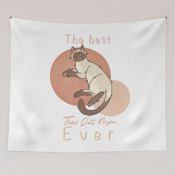 Item preview, The Best Thai Cat Mom Ever designed and sold by FelineEmporium.