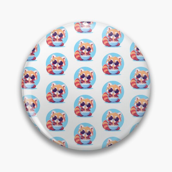 Item preview, Red Panda Eating Ramen designed and sold by PeelZinc.
