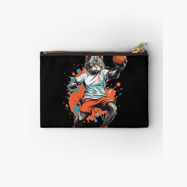 Item preview, Handball cat ball sport streetwear style designed and sold by LuminOrb.