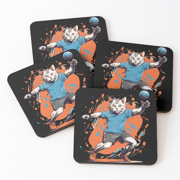 Item preview, Handball Cat Streetwear Iconic Style designed and sold by LuminOrb.