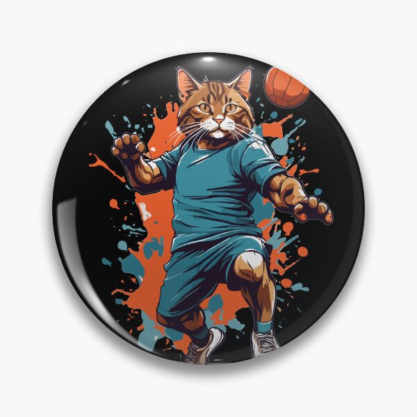 Item preview, Handball Cat Streetwear & Iconic Style designed and sold by LuminOrb.