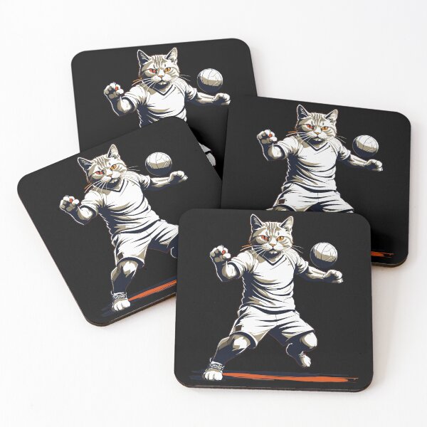 Item preview, Cool handball cat. Iconic streetwear look designed and sold by LuminOrb.