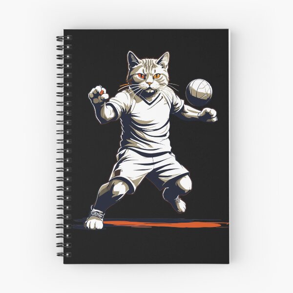 Item preview, Cool handball cat. Iconic streetwear look designed and sold by LuminOrb.