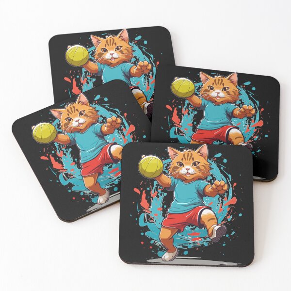 Item preview, Handball Cat Iconic Streetwear Style designed and sold by LuminOrb.