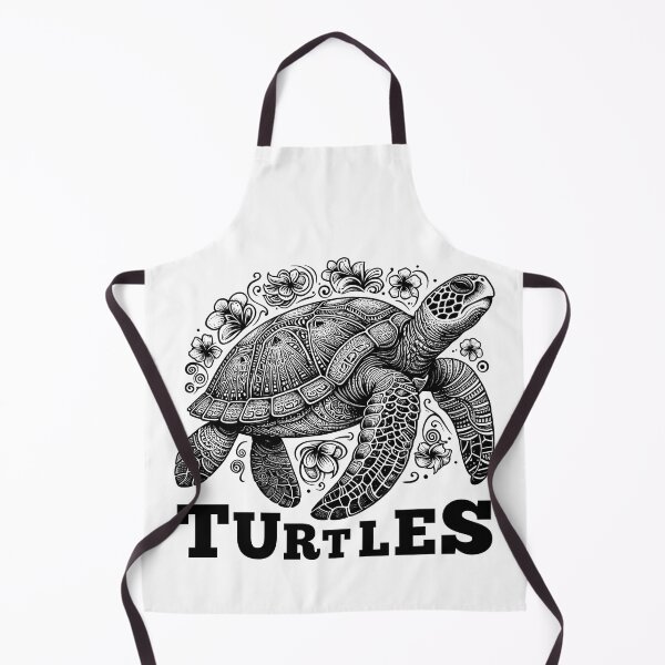 Item preview, Tortoise Turtles Flowers Graphic Gift designed and sold by Pineapple-Tree.