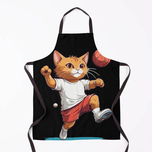 Item preview, Cute handball cat ball sport design streetwear designed and sold by LuminOrb.