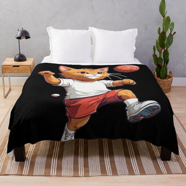 Item preview, Cute handball cat ball sport design streetwear designed and sold by LuminOrb.