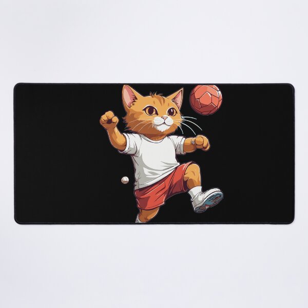 Item preview, Cute handball cat ball sport design streetwear designed and sold by LuminOrb.