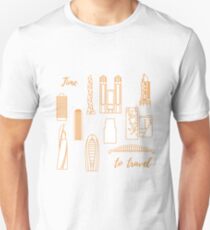 Unusual Japanese architecture. Travel and leisure. Unisex T-Shirt