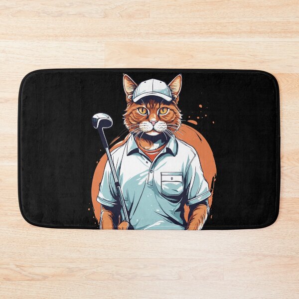 Item preview, Golf cat handball player streetwear design designed and sold by LuminOrb.