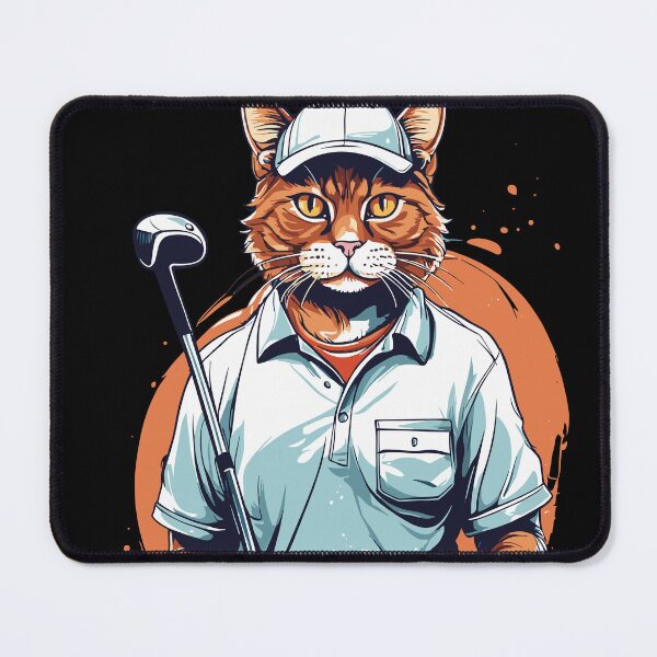Item preview, Golf cat handball player streetwear design designed and sold by LuminOrb.