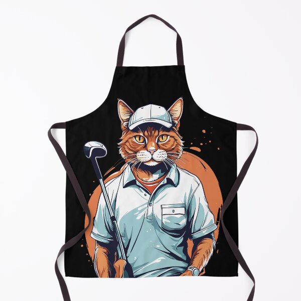 Item preview, Golf cat handball player streetwear design designed and sold by LuminOrb.