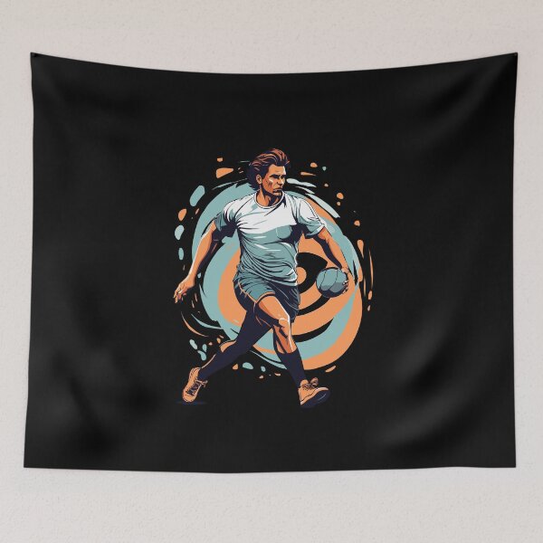 Item preview, Handball Player Streetwear Iconic Style Design designed and sold by LuminOrb.