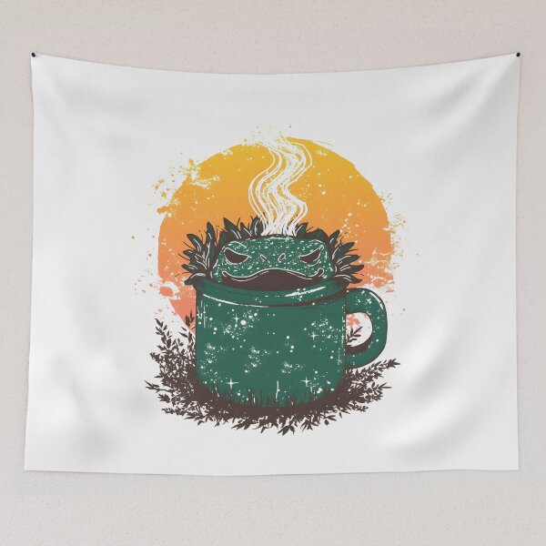 Item preview, Serene Gecko Tea Time - Nature’s Blend of Calm designed and sold by VoyteksDesigns.