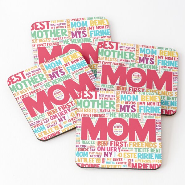 Item preview, Best Mother, My Mom, My Mom is Heroine, My First Friends - With Love Design designed and sold by Colorful-Garden.