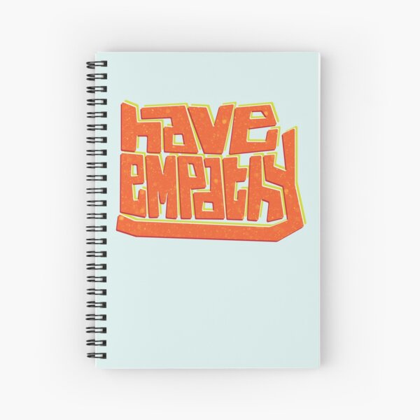 Blocky Have Empathy Spiral Notebook