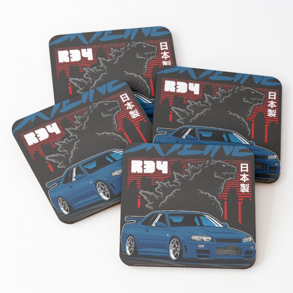 Item preview, Skyline R34 Sport Car Illustration designed and sold by Christophna.