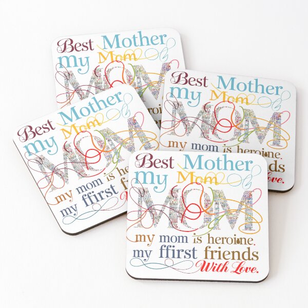Item preview, Best Mother, My Mom, My Mom is Heroine, My First Friends - With Love Design designed and sold by Colorful-Garden.