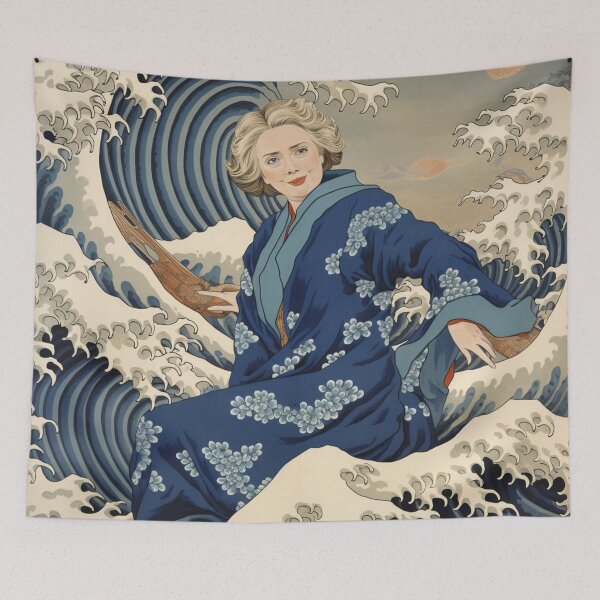 Aperçu de l'œuvre Hokusai Hillary 1 créée et vendue par AstroRisq.