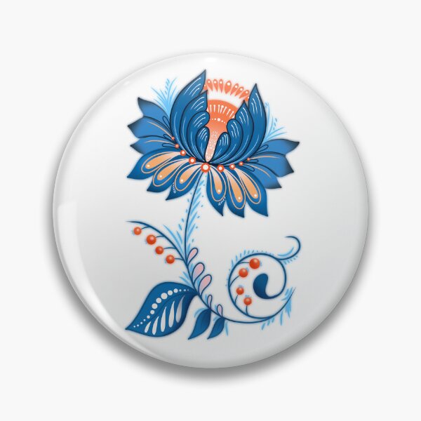 Item preview, Blue Flower Mandala Blossom designed and sold by ART SIFA.